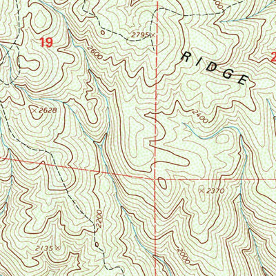 United States Geological Survey Gilmore Peak, CA (1996, 24000-Scale) digital map