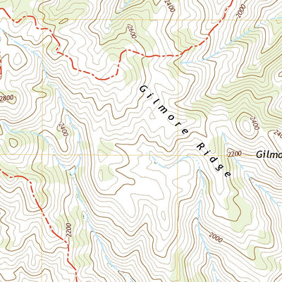 United States Geological Survey Gilmore Peak, CA (2021, 24000-Scale) digital map