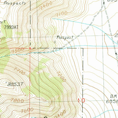 United States Geological Survey Gilmore Summit, ID (1987, 24000-Scale) digital map