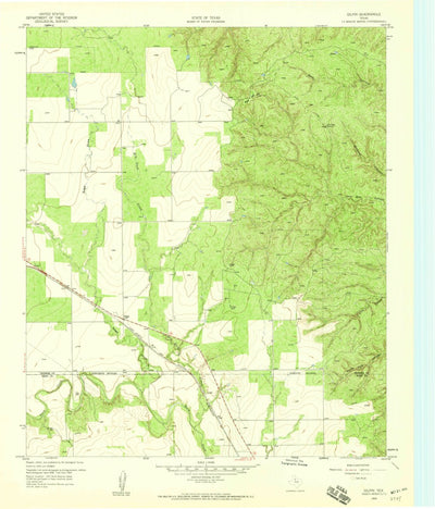 United States Geological Survey Gilpin, TX (1959, 24000-Scale) digital map