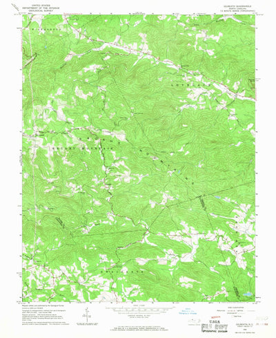 United States Geological Survey Gilreath, NC (1966, 24000-Scale) digital map