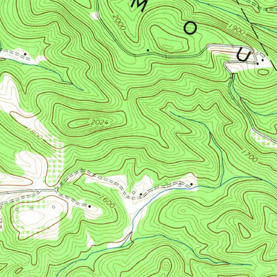 United States Geological Survey Gilreath, NC (1966, 24000-Scale) digital map