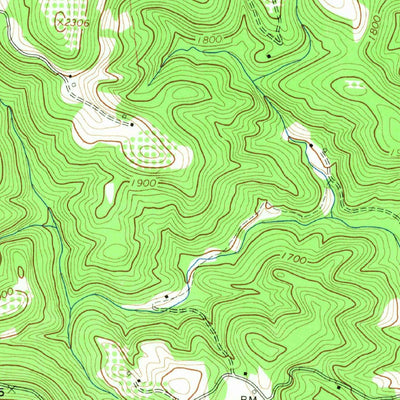 United States Geological Survey Gilreath, NC (1966, 24000-Scale) digital map