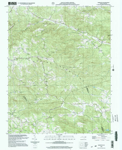 United States Geological Survey Gilreath, NC (2000, 24000-Scale) digital map