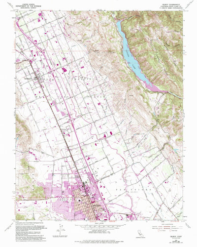 United States Geological Survey Gilroy, CA (1955, 24000-Scale) digital map