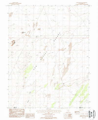 United States Geological Survey Gilson Butte, UT (1988, 24000-Scale) digital map
