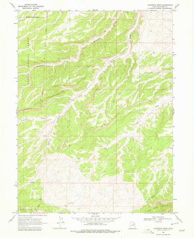 United States Geological Survey Gilsonite Draw, UT (1968, 24000-Scale) digital map