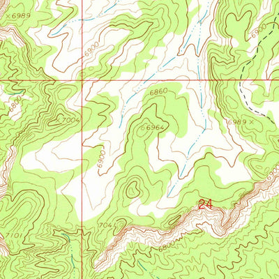 United States Geological Survey Gilsonite Draw, UT (1968, 24000-Scale) digital map