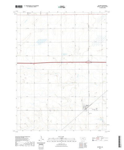 United States Geological Survey Giltner, NE (2021, 24000-Scale) digital map