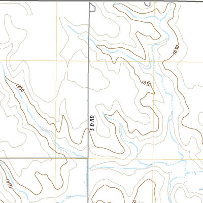 United States Geological Survey Giltner, NE (2021, 24000-Scale) digital map
