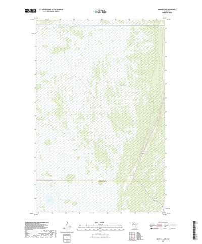 United States Geological Survey Gimiwan Lake, MN (2022, 24000-Scale) digital map