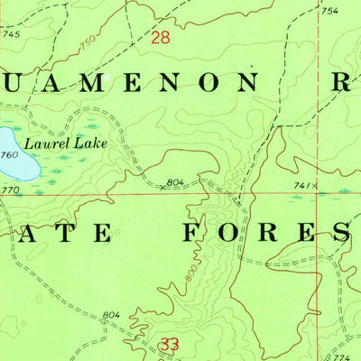 United States Geological Survey Gimlet Creek, MI (1973, 24000-Scale) digital map