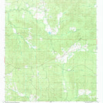 United States Geological Survey Gin Branch, MS (1988, 24000-Scale) digital map