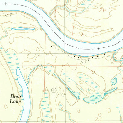 United States Geological Survey Ginhouse Island, AL (1984, 24000-Scale) digital map