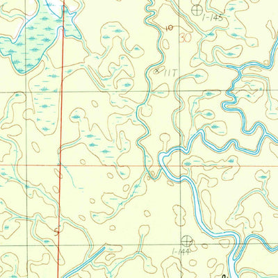 United States Geological Survey Ginhouse Island, AL (1984, 24000-Scale) digital map