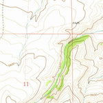 United States Geological Survey Gipsy Lake, MT (1971, 24000-Scale) digital map