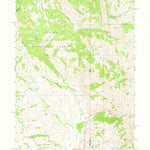 United States Geological Survey Giraffe Creek, WY-ID (1970, 24000-Scale) digital map