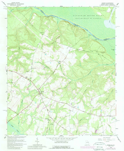 United States Geological Survey Girard, GA-SC (1964, 24000-Scale) digital map