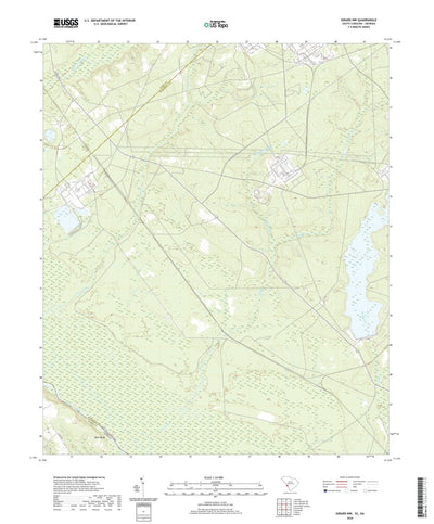 United States Geological Survey Girard NW, SC (2020, 24000-Scale) digital map