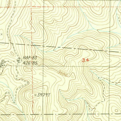 United States Geological Survey Girard Ridge, CA (1986, 24000-Scale) digital map