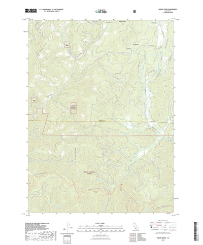 United States Geological Survey Girard Ridge, CA (2022, 24000-Scale) digital map