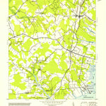 United States Geological Survey Girdletree, MD-VA (1953, 24000-Scale) digital map