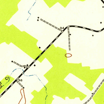 United States Geological Survey Girdletree, MD-VA (1953, 24000-Scale) digital map