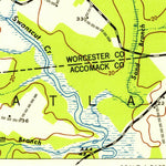 United States Geological Survey Girdletree, MD-VA (1953, 24000-Scale) digital map