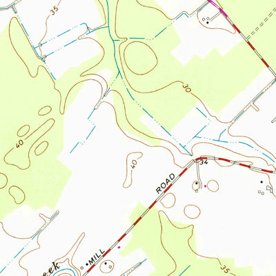 United States Geological Survey Girdletree, MD-VA (1966, 24000-Scale) digital map