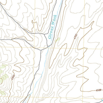 United States Geological Survey Giroux Wash, NV (2021, 24000-Scale) digital map