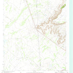 United States Geological Survey Girvin NE, TX (1972, 24000-Scale) digital map
