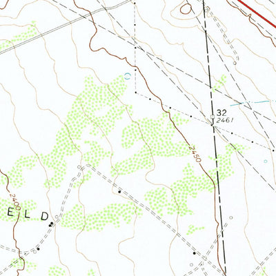United States Geological Survey Girvin NE, TX (1972, 24000-Scale) digital map