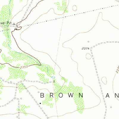 United States Geological Survey Girvin, TX (1972, 24000-Scale) digital map