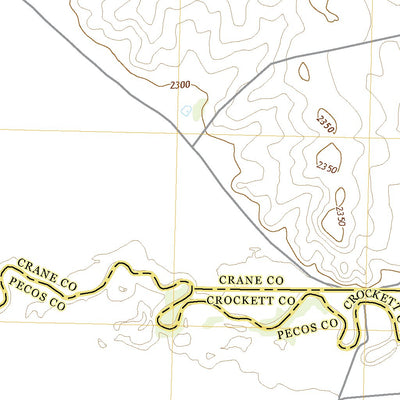 United States Geological Survey Girvin, TX (2022, 24000-Scale) digital map