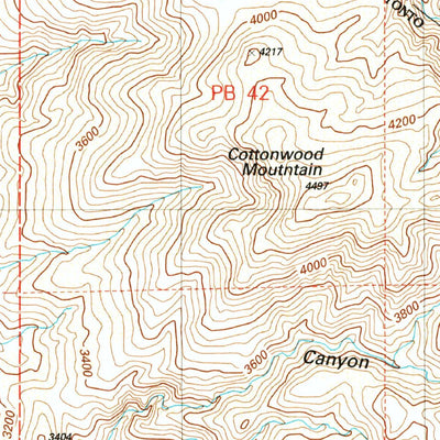 United States Geological Survey Gisela, AZ (2004, 24000-Scale) digital map