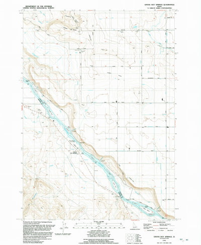 United States Geological Survey Givens Hot Springs, ID (1992, 24000-Scale) digital map
