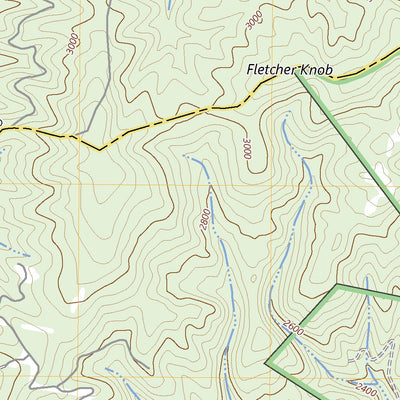 United States Geological Survey Glace, WV (2023, 24000-Scale) digital map