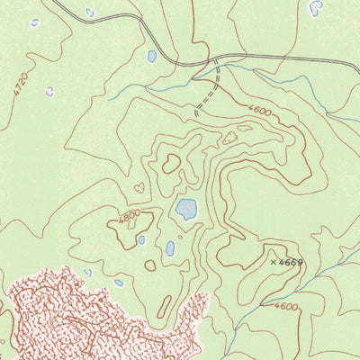 United States Geological Survey Glaciate Butte, WA (1970, 24000-Scale) digital map