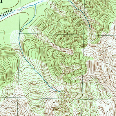 United States Geological Survey Glacier Peak East, WA (1988, 24000-Scale) digital map