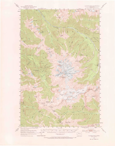 United States Geological Survey Glacier Peak, WA (1950, 62500-Scale) digital map
