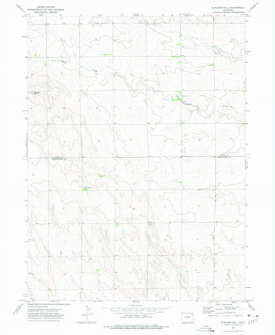 United States Geological Survey Glacken Hill, CO (1972, 24000-Scale) digital map