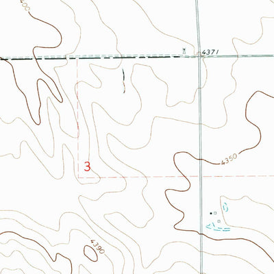 United States Geological Survey Glacken Hill, CO (1972, 24000-Scale) digital map