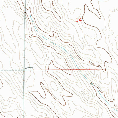 United States Geological Survey Glacken Hill, CO (1972, 24000-Scale) digital map
