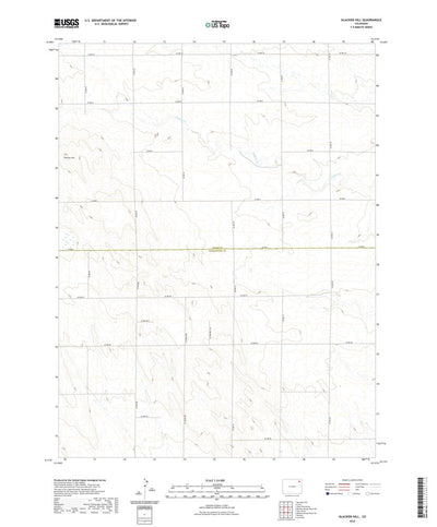 United States Geological Survey Glacken Hill, CO (2022, 24000-Scale) digital map