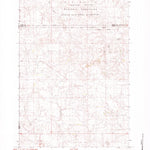 United States Geological Survey Glad Valley NW, SD (1982, 24000-Scale) digital map