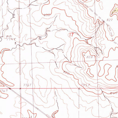 United States Geological Survey Glad Valley NW, SD (1982, 24000-Scale) digital map