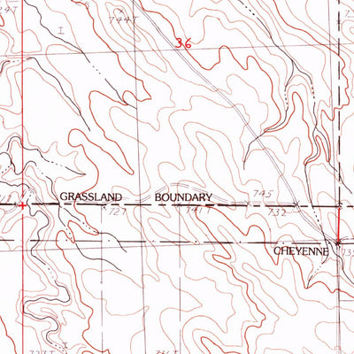 United States Geological Survey Glad Valley, SD (1982, 24000-Scale) digital map