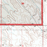 United States Geological Survey Glad Valley, SD (1998, 24000-Scale) digital map