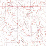 United States Geological Survey Glad Valley SE, SD (1982, 24000-Scale) digital map
