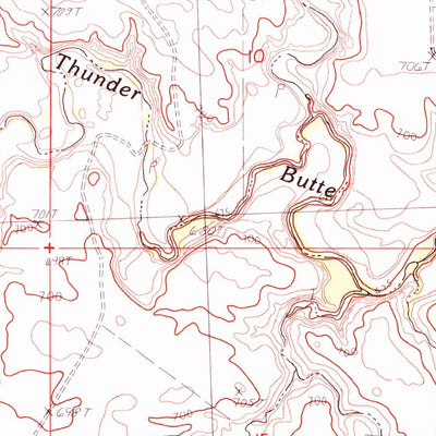 United States Geological Survey Glad Valley SW, SD (1982, 24000-Scale) digital map